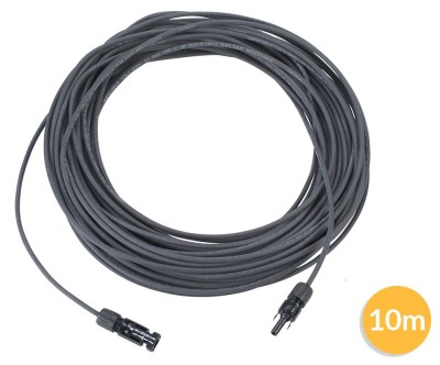 Câble 1 fil Multi-Contact - 1x4mm² - MC4 M/F - 10 mètres